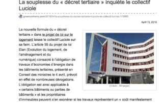 article décret tertiaire