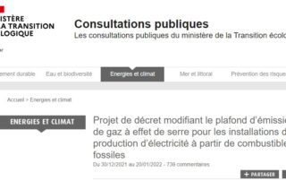 Hausse du plafond d'émissions de gaz à effet de serre